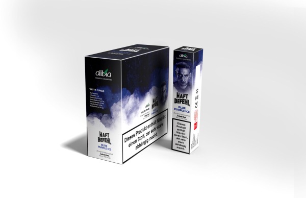 Haftbefehl 700 Einweg E-Zigarette "Blue Purple ICE" (Blueberry ICE) – Bild 2
