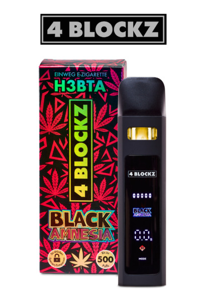 4Blockz VAPE digital – H3BTA „BLACK Amnesia“ – 1ml CRD