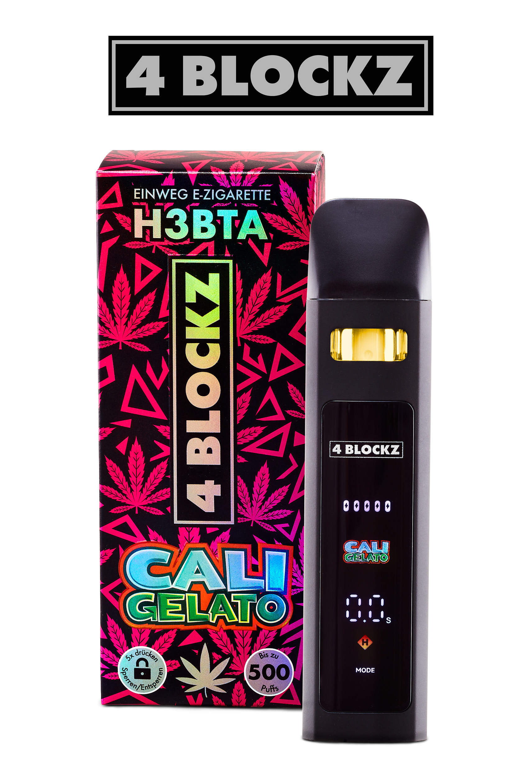 4Blockz VAPE digital – H3BTA „Cali Gelato“ – 1ml CRD