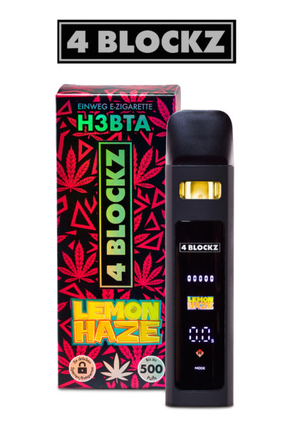4Blockz VAPE digital – H3BTA „Lemon Haze“ – 1ml CRD