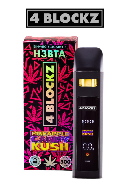 4Blockz VAPE digital – H3BTA „Pineapple Candy“ – 1ml CRD