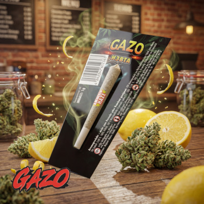 GAZO H3BTA Pre-Rolls - Amnesia Haze 1g