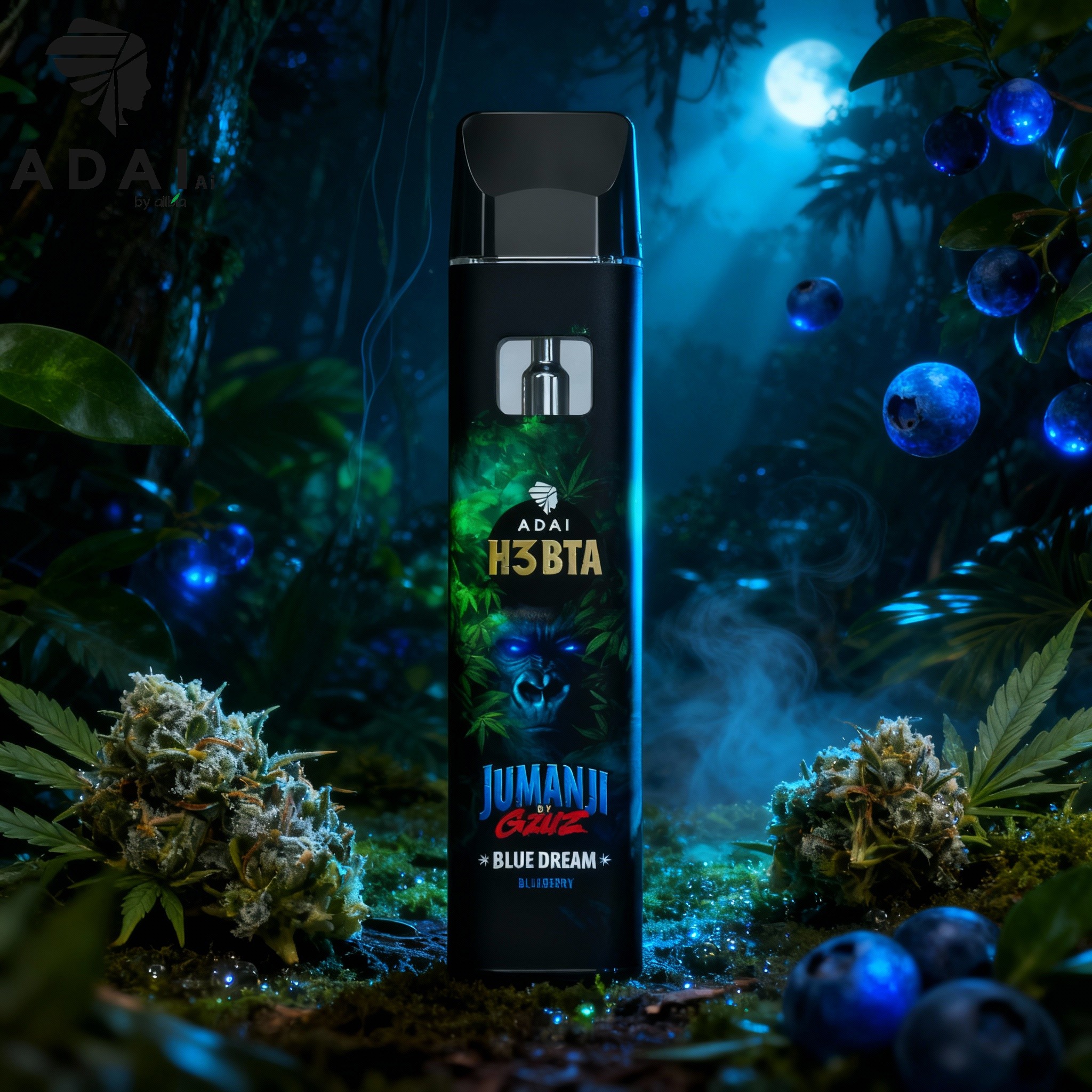 JUMANJI VAPE - H3BTA "Blue Dream" (Blueberry) - 1ml CRD