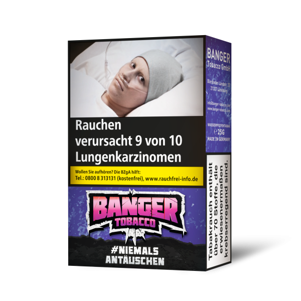 BANGER "Niemals Antäuschen" 25g Shisha Tabak