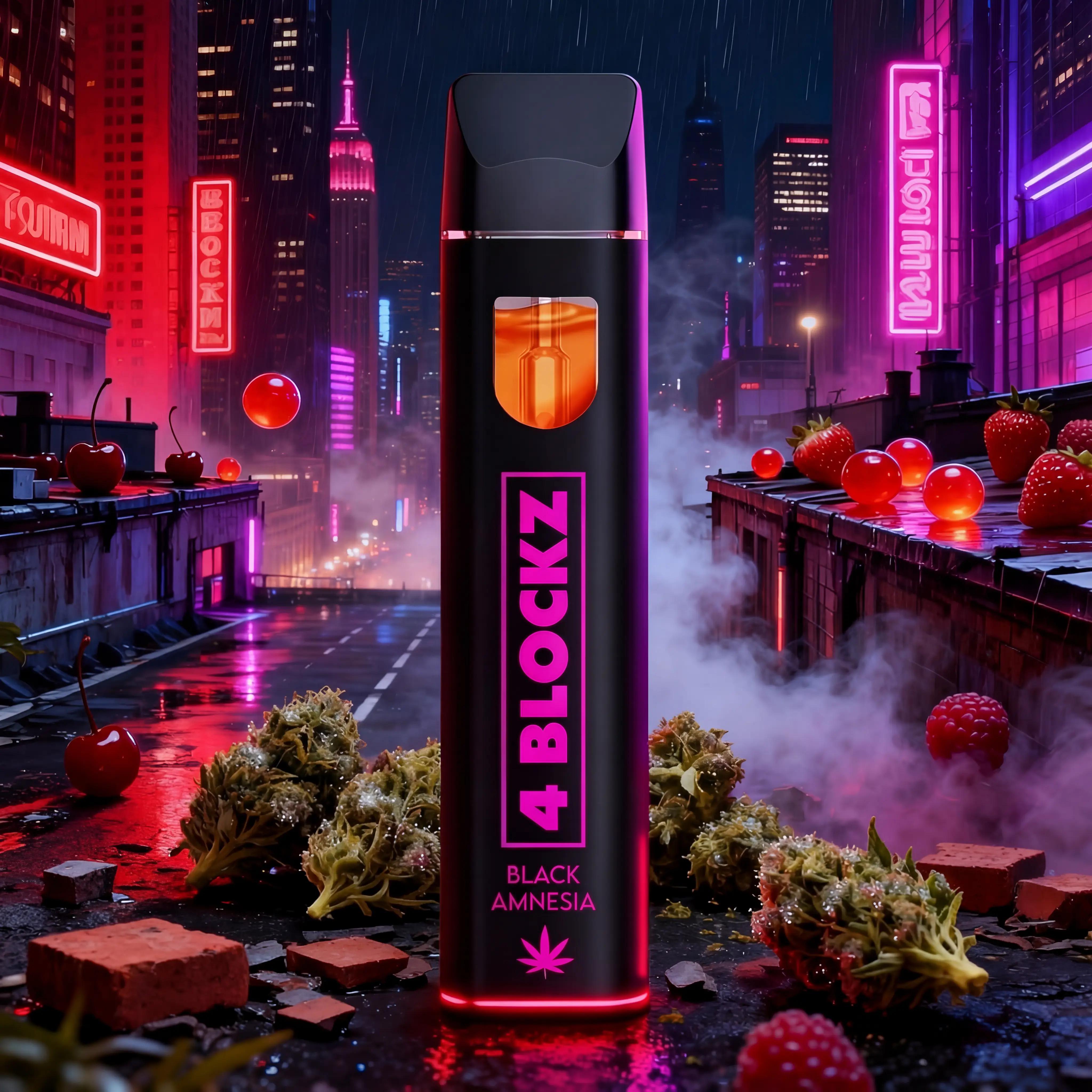 4Blockz VAPE - H3BTA "Black Amnesia" (Waldfrüchte) - 1ml CRD