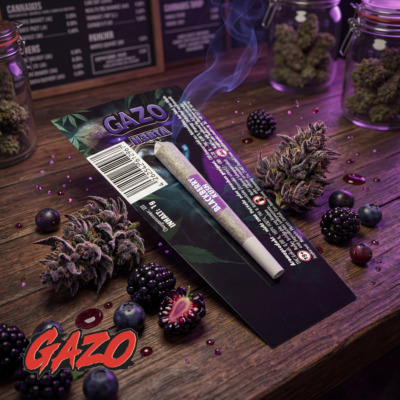 GAZO H3BTA Pre-Rolls - Blackberry Kush 1g