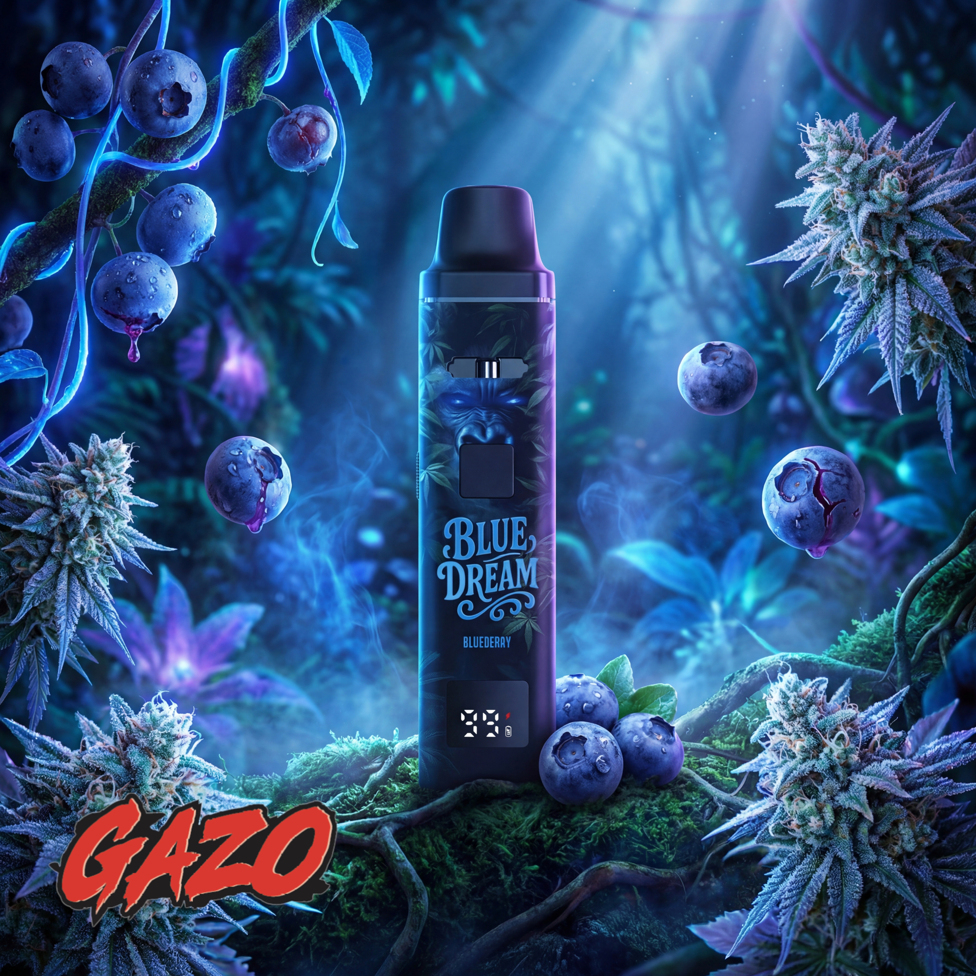 GAZO VAPE - H3BTA "Blue Dream" (Blueberry) - 1ml CRD – Bild 2