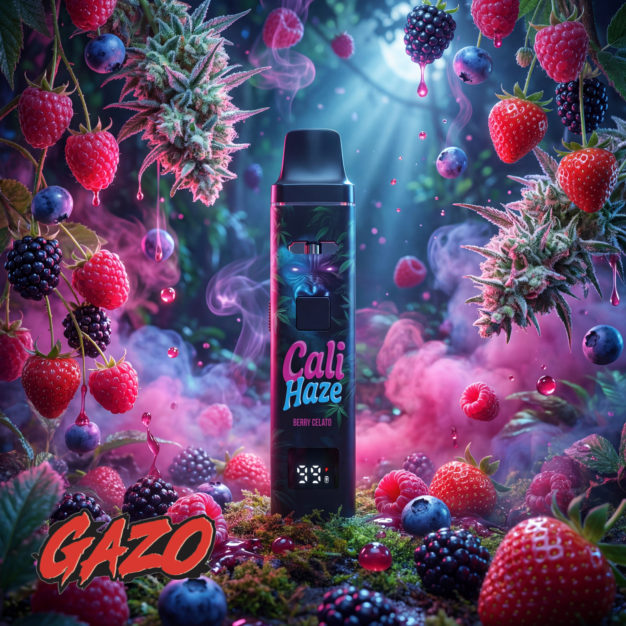 GAZO VAPE - H3BTA "Cali Haze" (Berry Gelato) - 1ml CRD – Bild 2