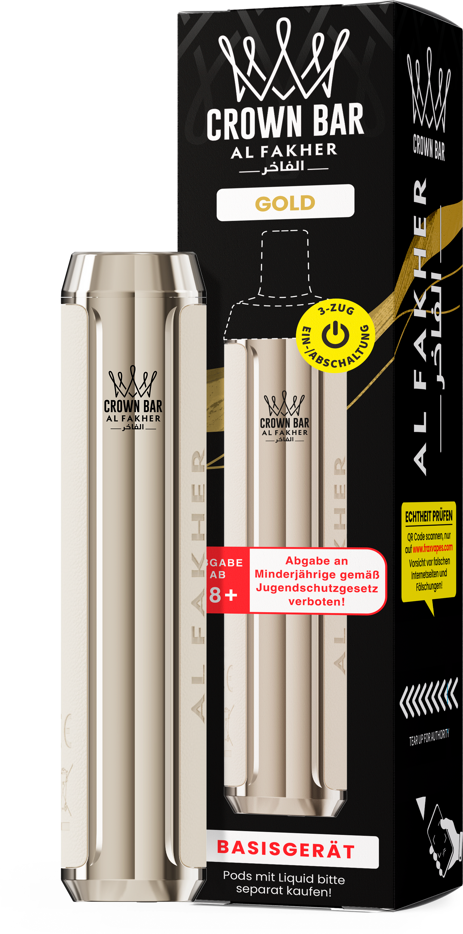 Al Fakher Akkuträger - Gold