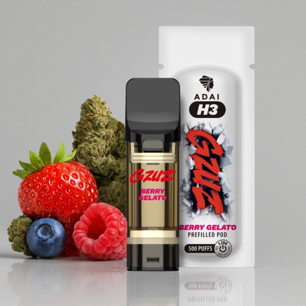 GZUZ H3 POD "Berry Gelato" - 1ml CRD