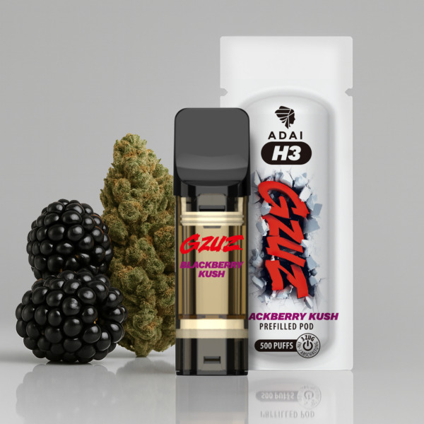 GZUZ H3 POD "Blackberry Kush" - 1ml CRD