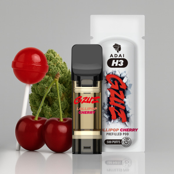 GZUZ H3 POD "Lollipop Cherry" - 1ml CRD