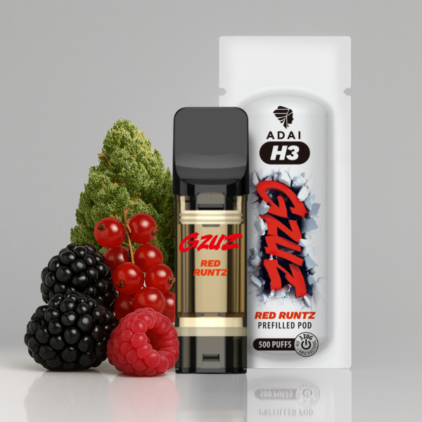 GZUZ H3 POD "Red Runtz" (Rote Früchte) - 1ml CRD