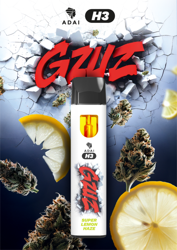 GZUZ Einweg H3 Vaporizer "Super Lemon Haze" V2