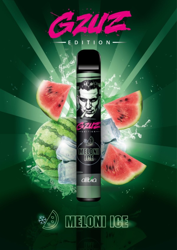 GZUZ 700 Einweg E-Zigarette "Meloni ICE" (Watermelon ICE)