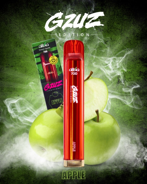 GZUZ-V2 700 Einweg E-Zigarette "Apple"