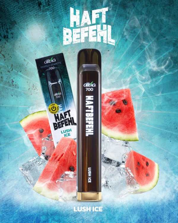 Haftbefehl-V2 700 Einweg E-Zigarette "Lush Ice"