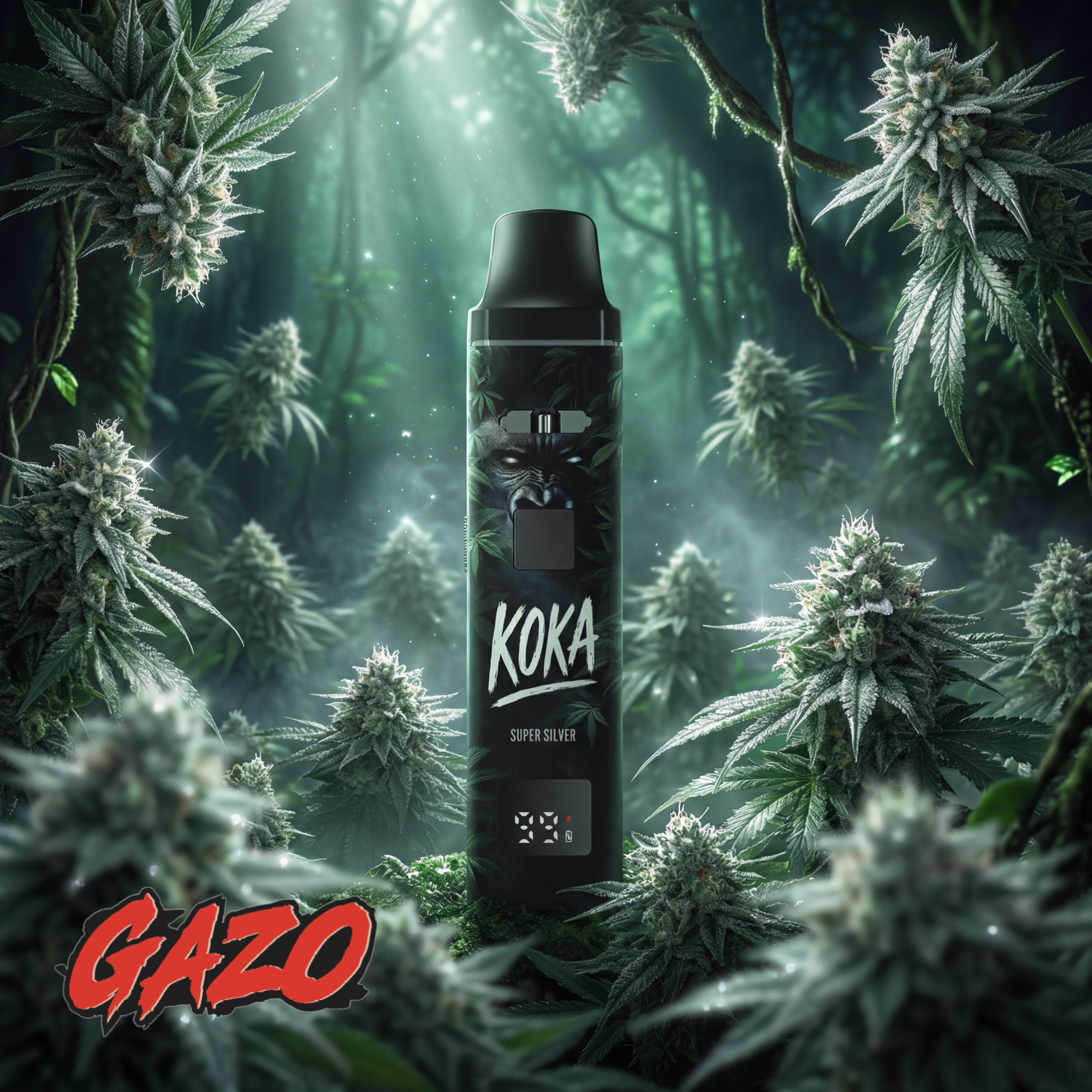 GAZO VAPE - H3BTA "Koka" (Super Silver Haze) - 1ml CRD – Bild 2