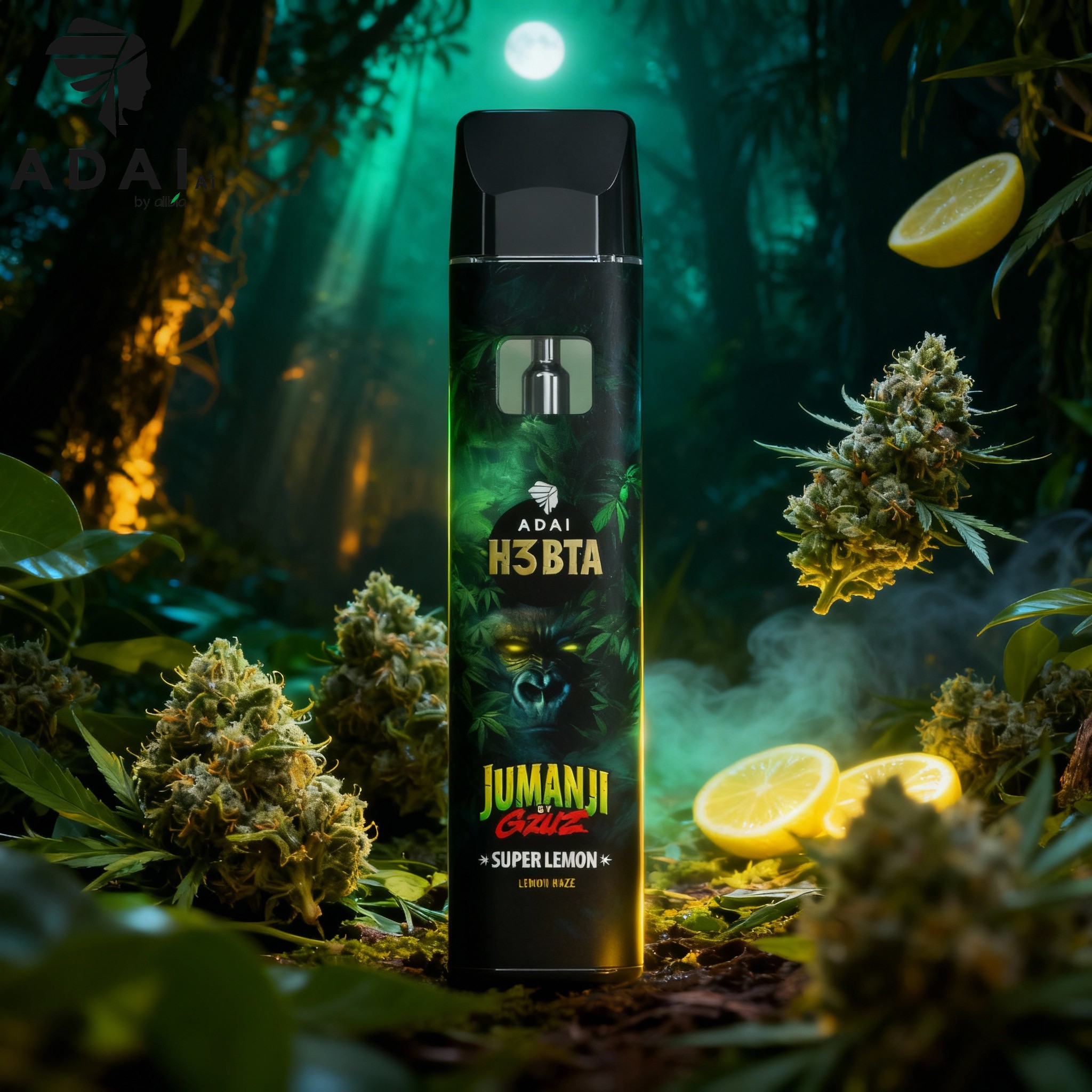 JUMANJI VAPE - H3BTA "Super Lemon" (Lemon Haze) - 1ml CRD