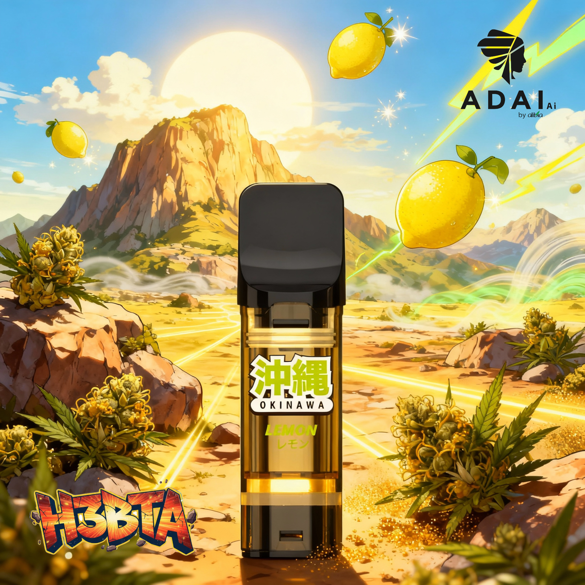 Okinawa H3 POD "Lemon" - 1ml CRD