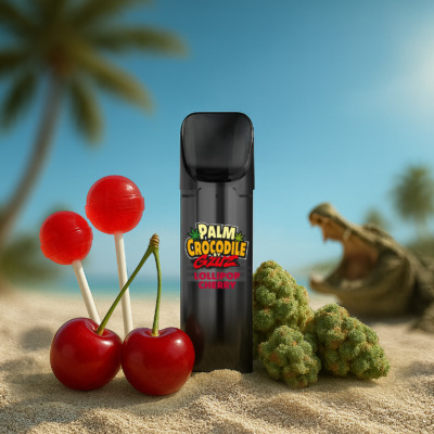 Palm Crocodile - H3BTA POD "Lollipop Cherry" (Lollipop Cherry) - 2ml PG VG