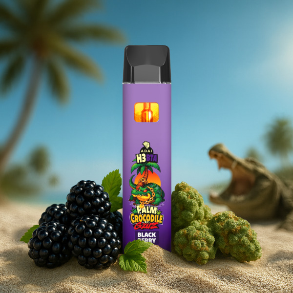 Palm Crocodile VAPE - H3BTA - "Blackberry" (Blackberry) - 1ml CRD