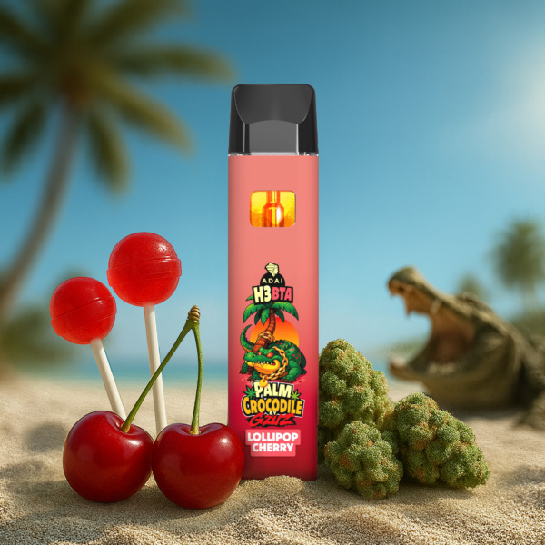 Palm Crocodile VAPE - H3BTA "Lollipop Cherry" (Lollipop Cherry) - 1ml CRD