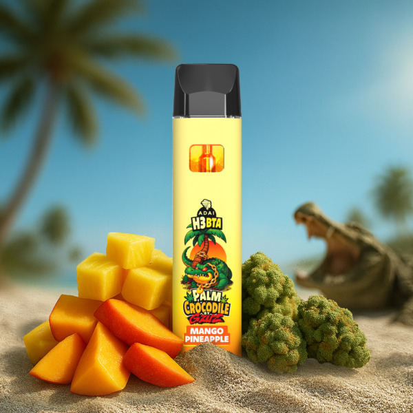 Palm Crocodile VAPE - H3BTA "Mango Pineapple" (Mango Pineapple) - 1ml CRD