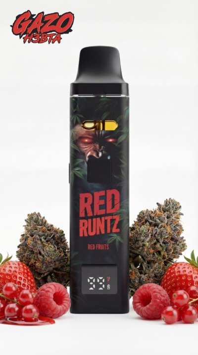 GAZO VAPE - H3BTA "Red Runtz" (Red Fruits) - 1ml CRD