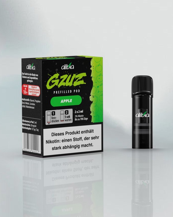 GZUZ "Apple" 2 Stk. Einweg POD