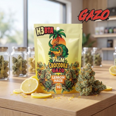Palm Crocodile H3BTA Buds - Lemon Haze 1g