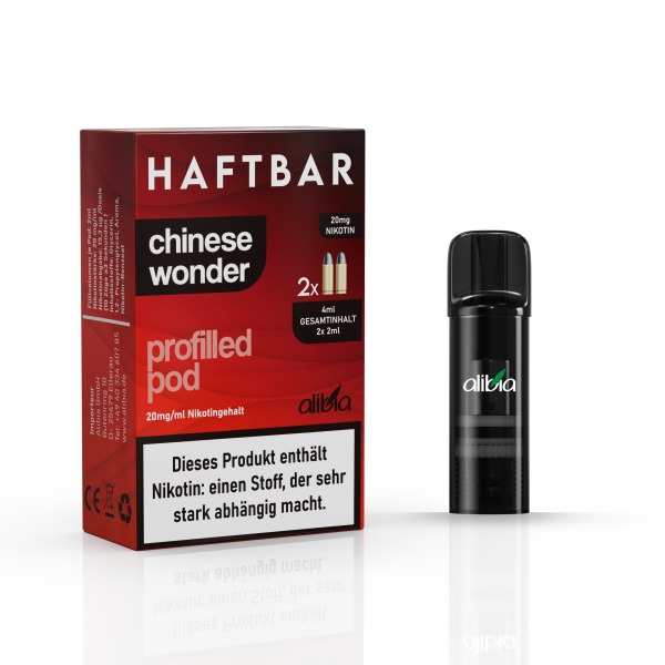 Haftbar "Chinese Wonder" 2 Stk. Einweg POD