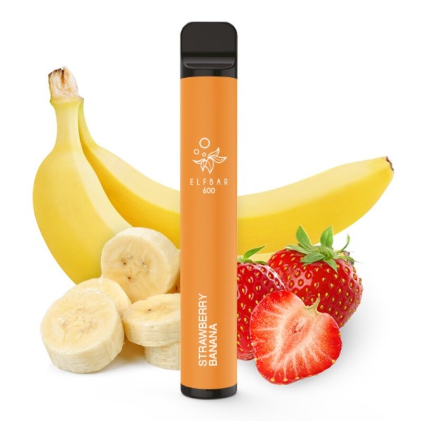 Elfbar 600 Einweg E-Zigarette "Strawberry Banana"