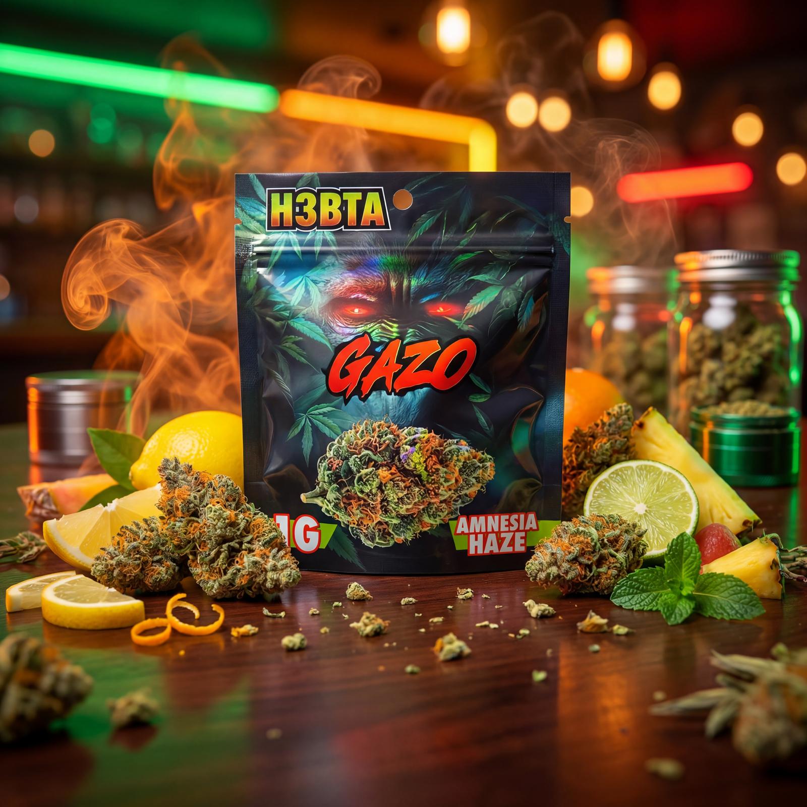GAZO H3BTA Buds - Amnesia Haze 1g