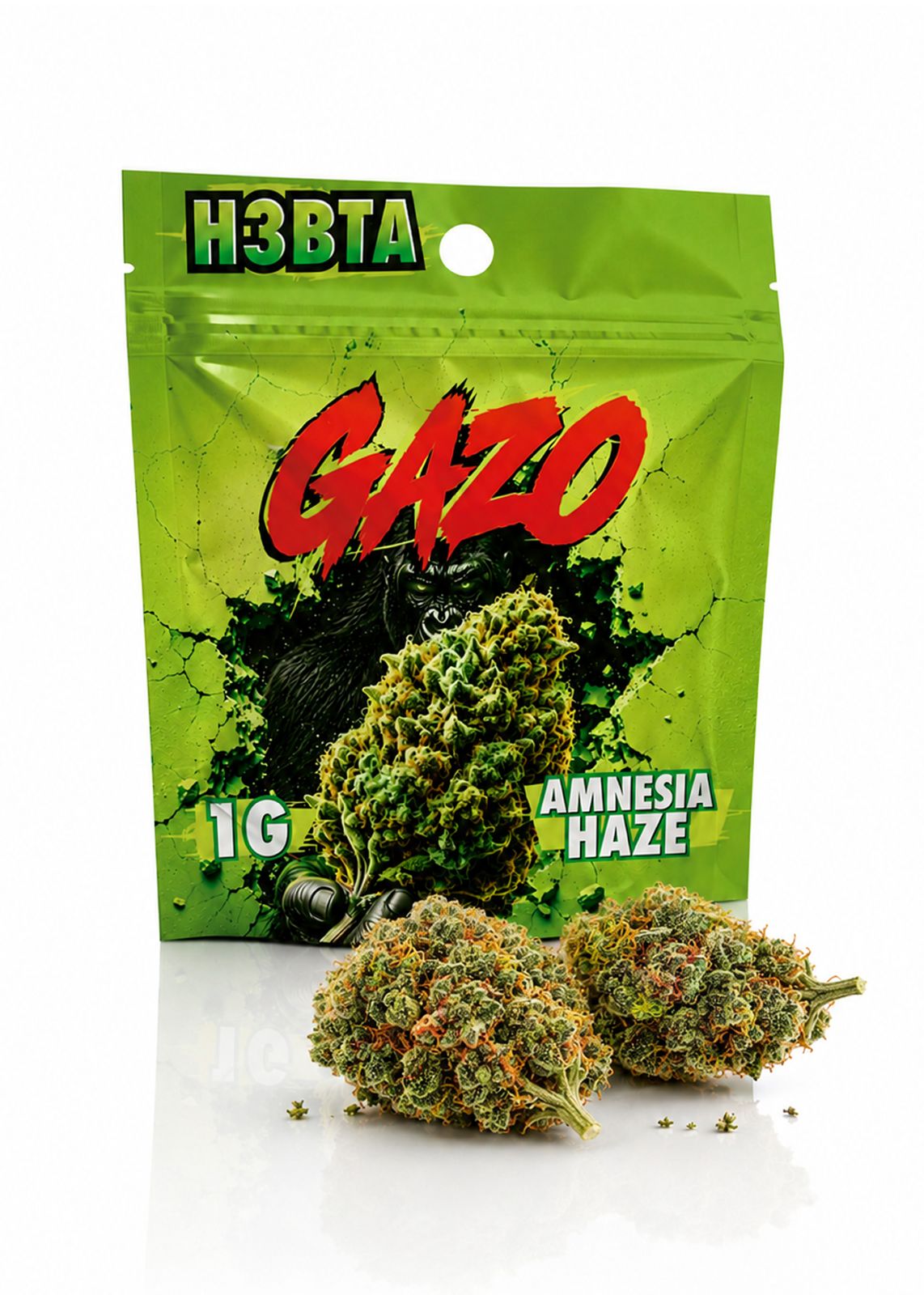 GAZO H3BTA Buds - Amnesia Haze 1g
