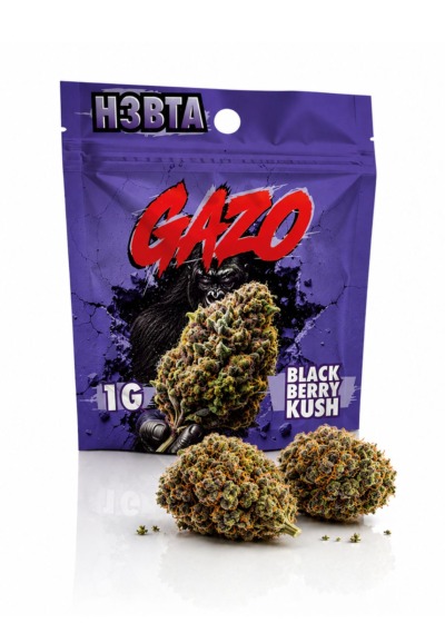 GAZO H3BTA Buds - Blackberry Kush 1g