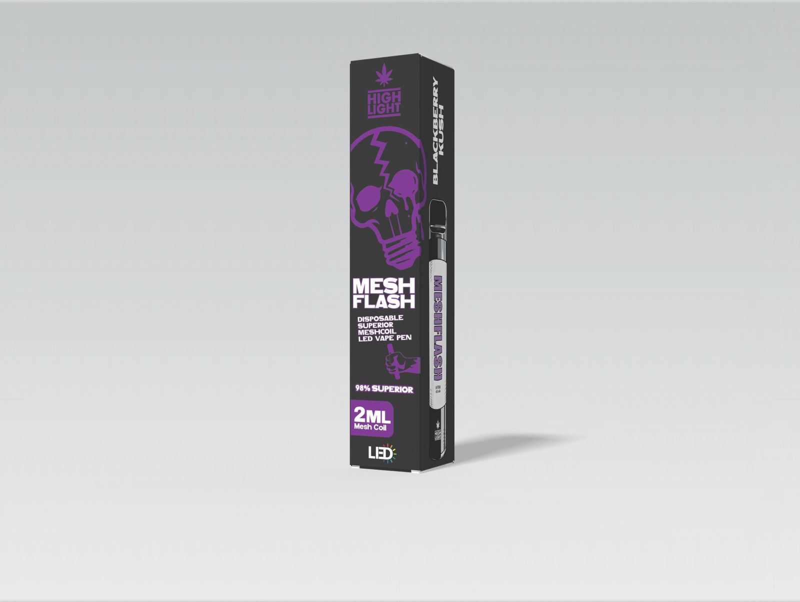 Highlight-Meshflash H2 Superior Blend Blackberry Kush – Bild 2