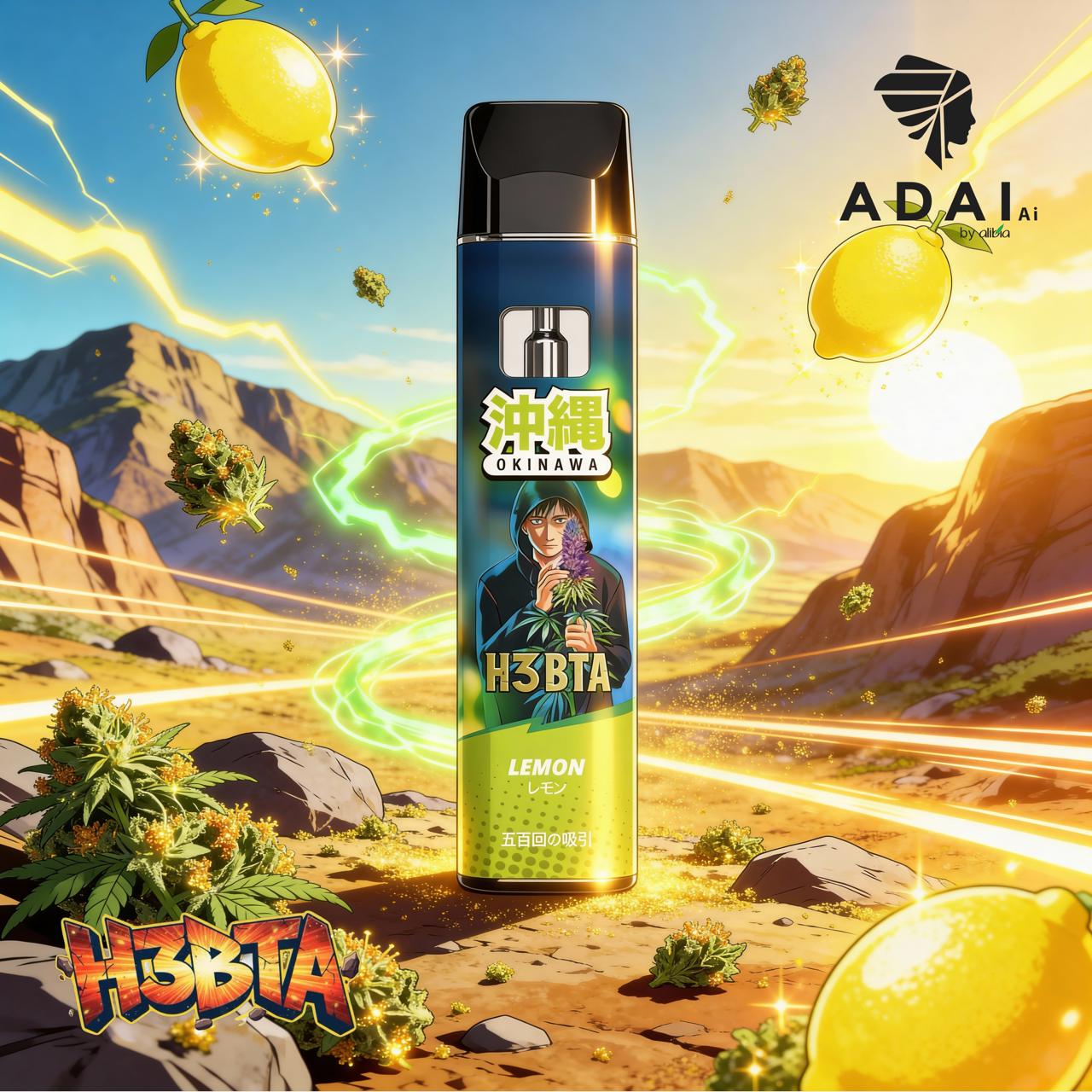OKINAWA Vape H3BTA - "Lemon" - 1ml CRD
