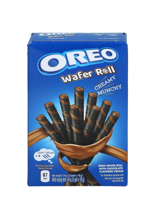 Oreo Wafer Roll Chocolate 54g