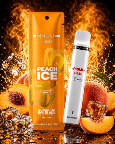 Pr1me H4ze - Superior Blend Vape „Peach Ice“ 