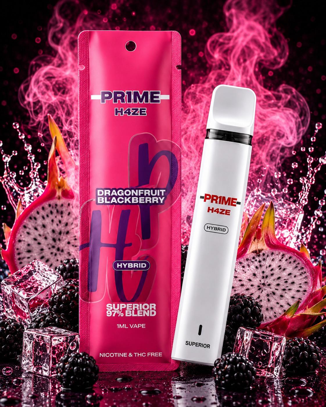 Pr1me H4ze - Superior Blend Vape „Dragonfruit Blackberry“