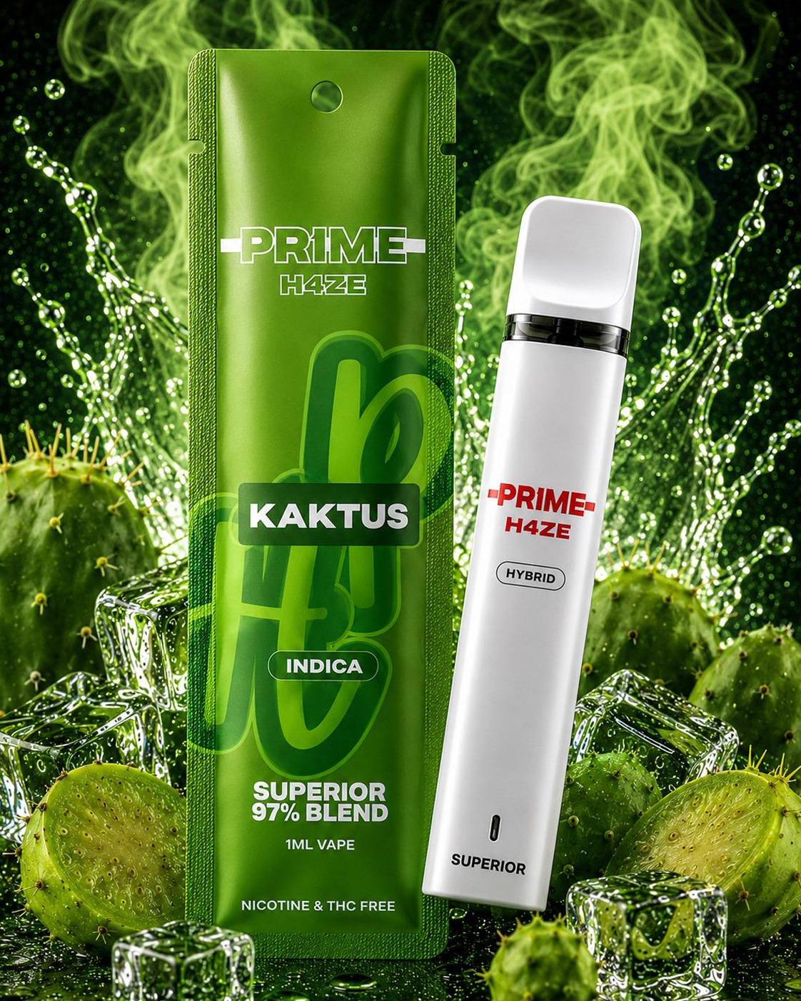 Pr1me H4ze - Superior Blend Vape „Kaktus“