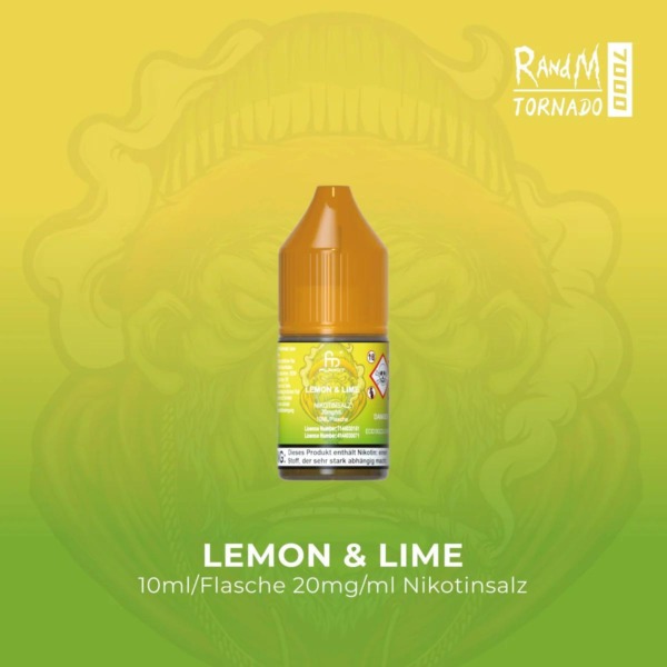 RandM Tornado Liquid – Lemon & Lime