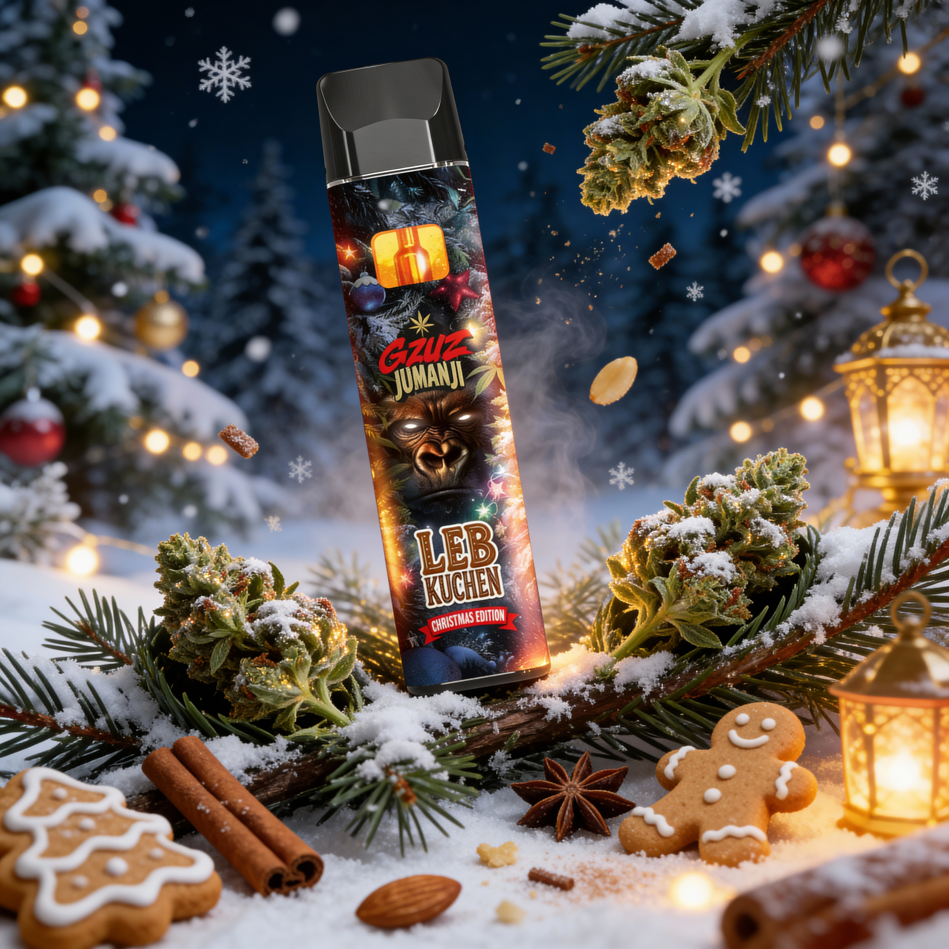 JUMANJI VAPE – H3BTA Christmas Edition „Lebkuchen“ – 1ml CRD