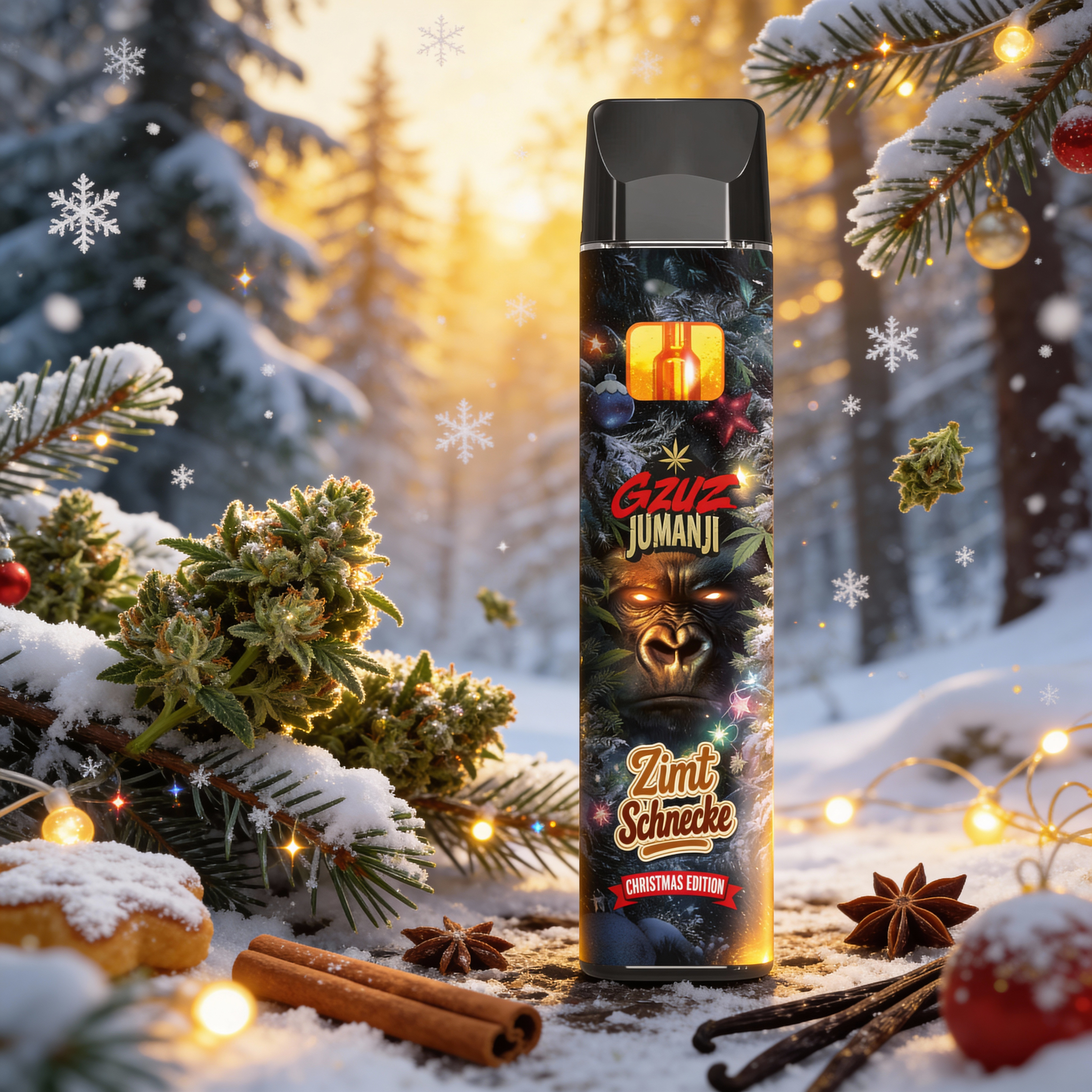 JUMANJI VAPE – H3BTA Christmas Edition „Zimtschnecke“ – 1ml CRD