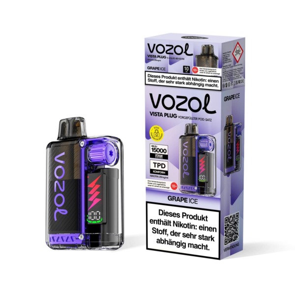 Vozol Vista Plug – Grape Ice